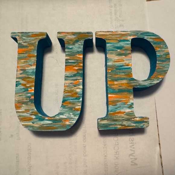 Handpainted letters - Picture 9 of 16
